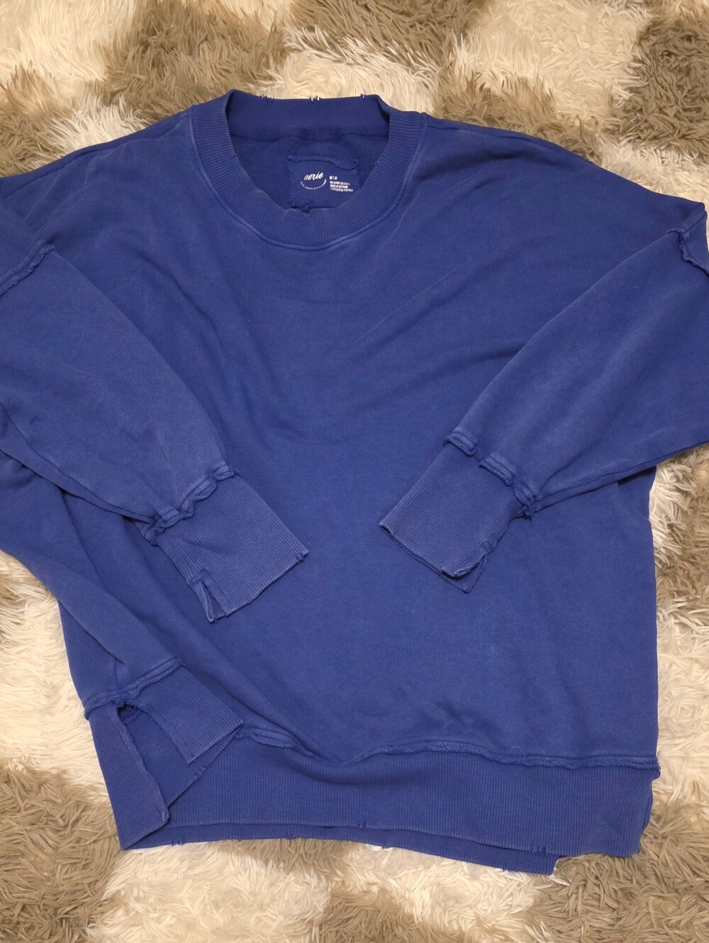 Aerie Deep Royal Blue Crewneck Sweater